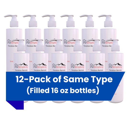 12 Pack - 16 oz. Custom Bottles (Filled)